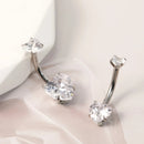 Piercing Aço Cirúrgico Umbigo Coração | Banana - 12 Unidades