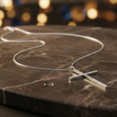 Colar Corrente Crucifixo Cravejado - 12 Unidades