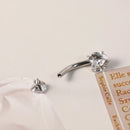 Piercing Aço Cirúrgico Umbigo Coração | Banana - 12 Unidades