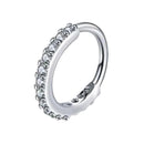 Piercing Nariz Argolinha Cravejada com Zircônias Multifunção para Atacado - 12 Unidades