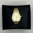 Relógio Feminino Luxo Gota Com Strass Correa - 12 Unidades