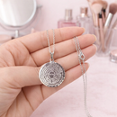 Colar Feminino Medalha Oração Pai Nosso - 12 Unidades