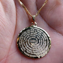 Colar Feminino Medalha Oração Pai Nosso - 12 Unidades