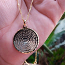 Colar Feminino Medalha Oração Pai Nosso - 12 Unidades